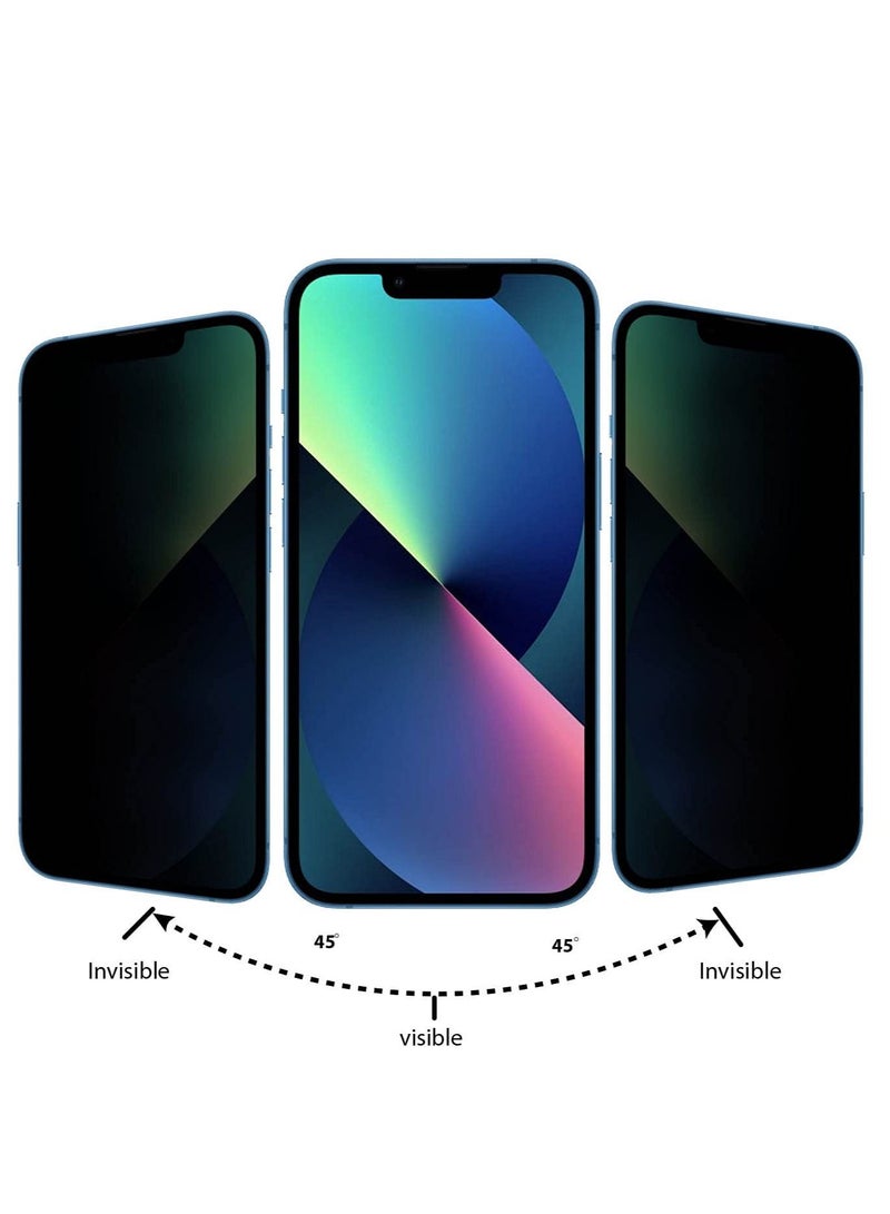 BORTONY iPhone 14 Plus/13 Pro Max Privacy Full Coverage Screen Protector Anti-Spy Tempered Glass Film Edge to Edge Protection Case Friendly for Apple iPhone 14 Plus/13 Pro Max 6.7-Inch - Image 2