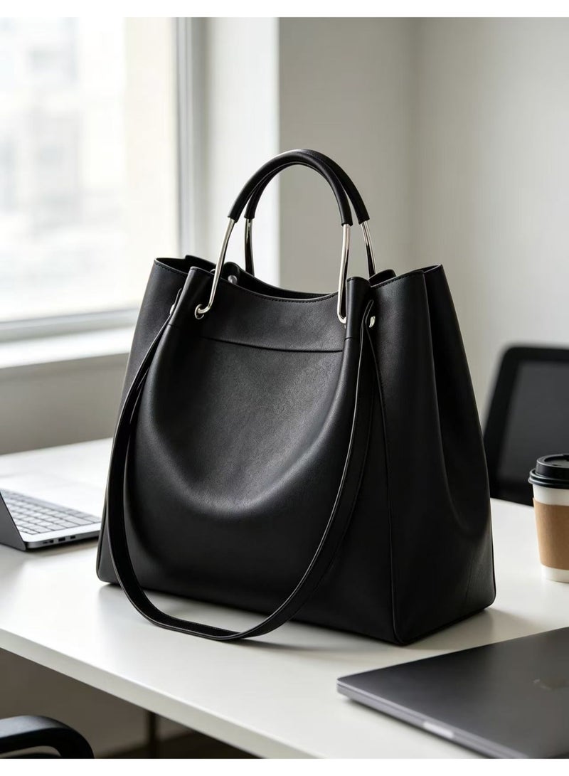 Goolsky Women's 3-Piece Fashion Handbag Set: Tote Bag, Shoulder Bag & Top-Handle Satchel Purse - Image 3