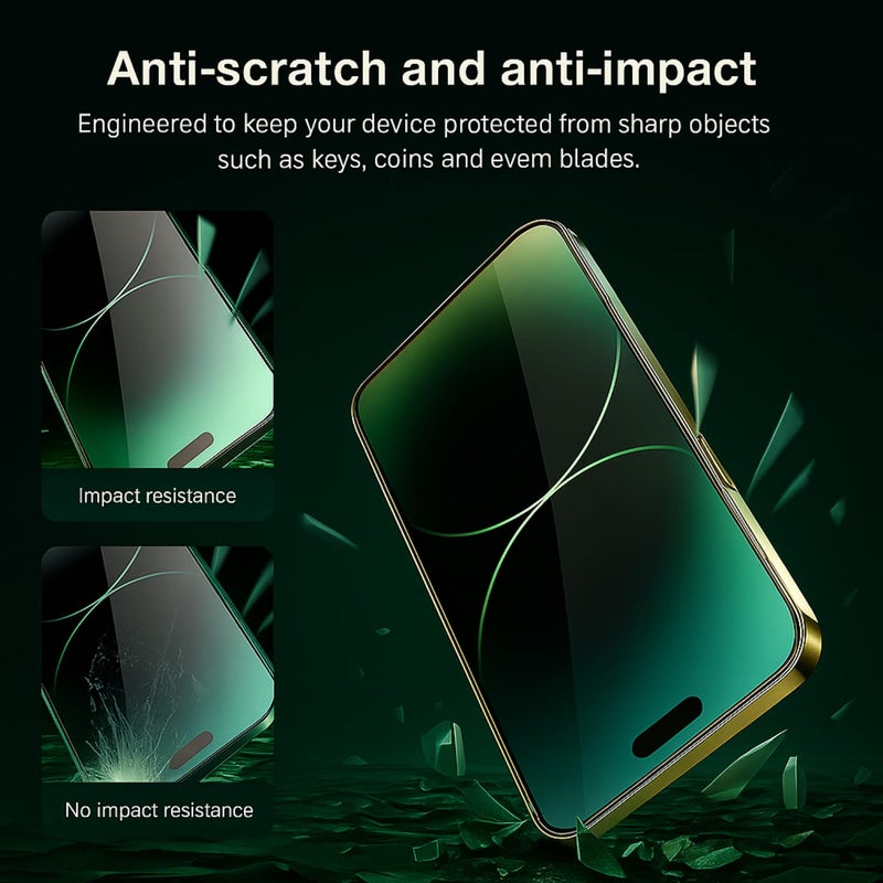 SPCORE Tempered Glass Screen Protector Compatible for iphone 16e, iPhone 14, iPhone 13 and iPhone 13 Pro (6.1 Inch) with Edge to Edge Coverage and Easy Installation kit, Black - Image 4