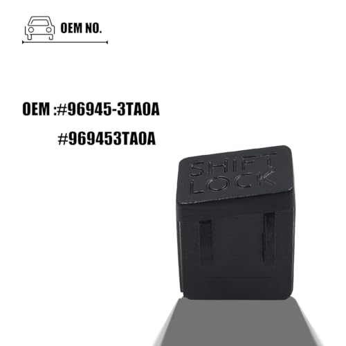 LXROAR01 Shift Interlock Cover Cap Compatible with Nissan Altima 2015-2018 Year, Shift Lock Override Cover for 96945-3TA0A - Image 4