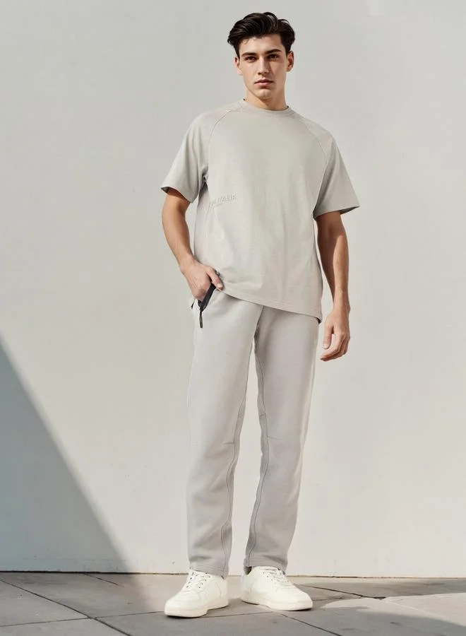 Kappa Kappa Track Pants with Drawstring Closure and Zip Pockets