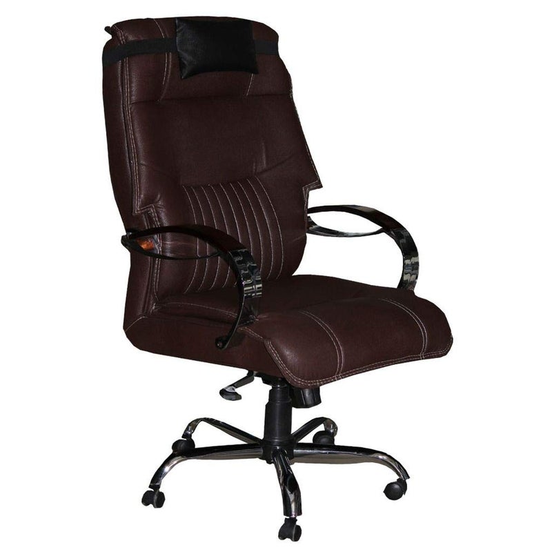 ACM Leather Cushion Pillow Head & Neck Rest Compatible with Full Back Executive Chair Black (This is Pillow for Chair and Chair is not Included, Pack of 1) - Image 4