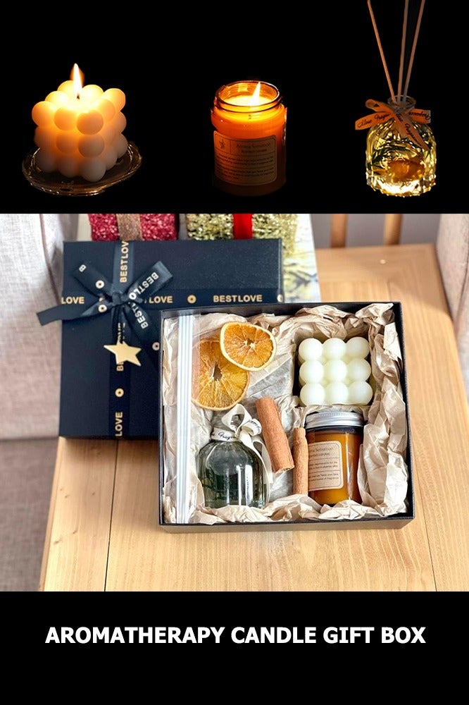 Golden Rose Aromatherapy Candle Luxury Dried Flower Scented Candles Natural Soy Aromatherapy Candle Gift for for Home Spa Bath Yoga Travel - Amber Jar Candles for Women, Perfect Gift for Birthday, Valentine, Anniversary - Image 1