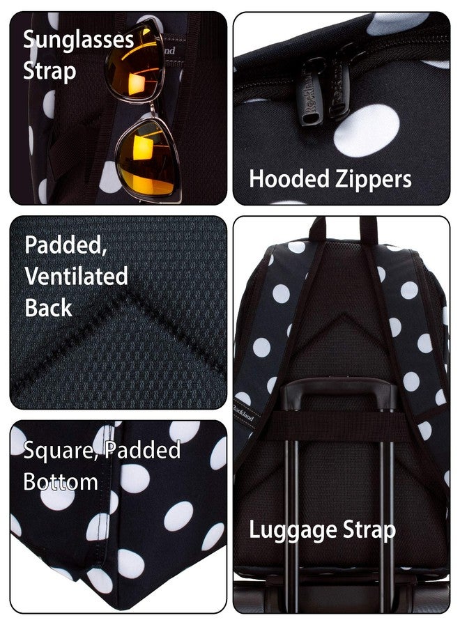 Rockland Classic Laptop Backpack, Blackdot, Large - Image 2