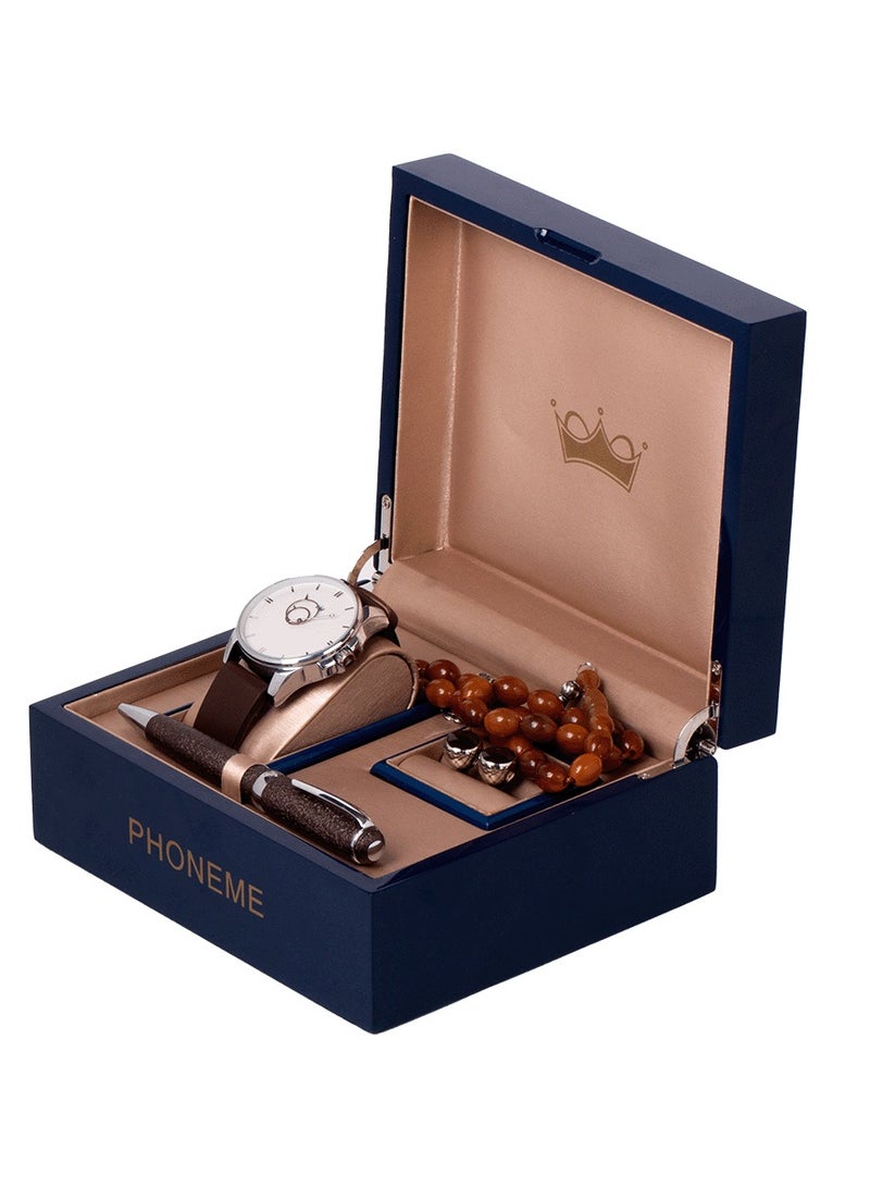 فونيم طقم فونيم  فضي بني تيربو - Image 2