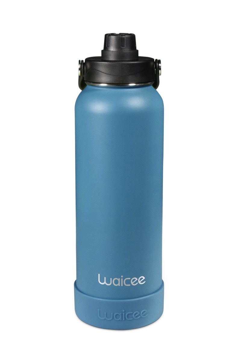 Waicee Water bottle 40oz Charcoal Blue 1200ml - Image 1