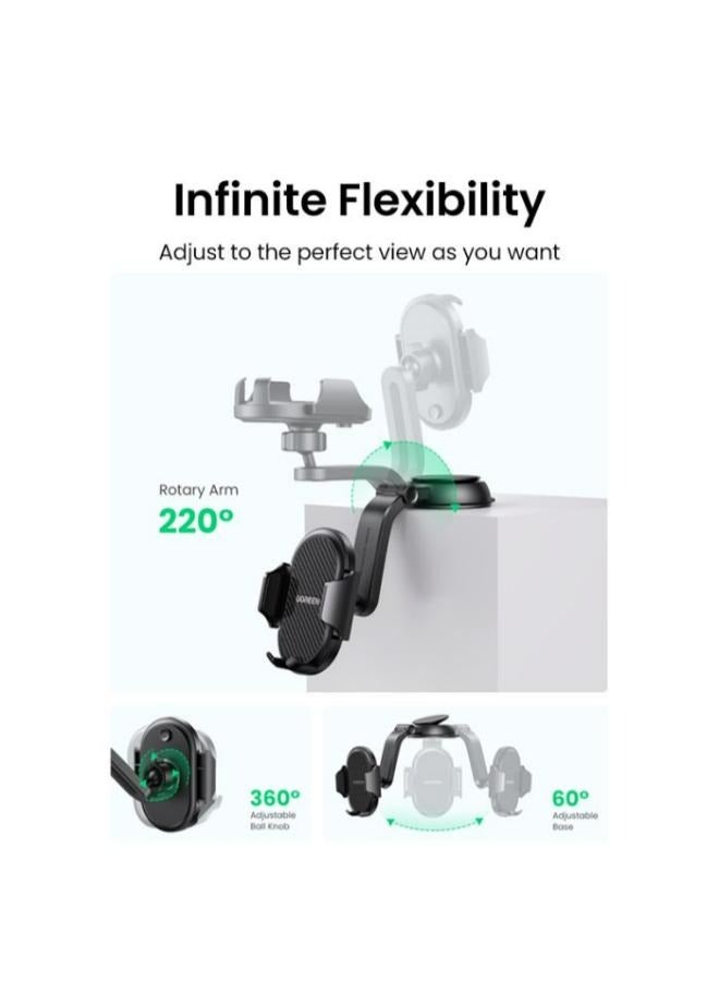 UGREEN Waterfall Shaped Suction Car Phone Mount - Image 3