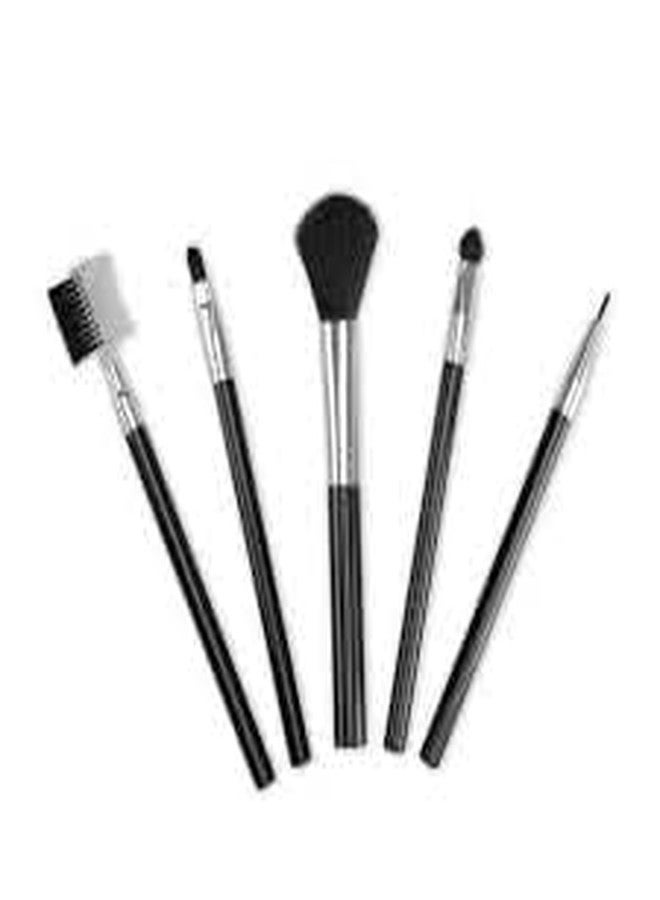 Aasakt Mini 5 Black Makeup Brushes Set for Makeup - (Pack of 5) - Image 3
