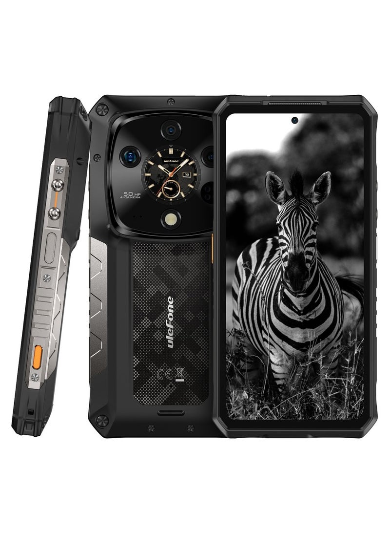 أوليفون ARMOR 28 PRO 5G |16GB RAM 512GB ROM|10600mAh MEGA BATTERY| 6.67‑inch 120Hz AMOLED|ANDROID 15-EPIC BLACK - Image 1