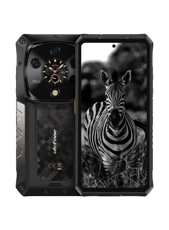 أوليفون ARMOR 28 PRO 5G |16GB RAM 512GB ROM|10600mAh MEGA BATTERY| 6.67‑inch 120Hz AMOLED|ANDROID 15-EPIC BLACK - Image 3