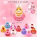 Fudragtn 50 Pcs Rubber Duck Valentines Ducks for Jeeps Ducking Random Assortment Mini Rubber Duckie Toys for Kids Baby Bath Shower Toys Cute Heart Ducks for Party Favors Classroom - Image 4