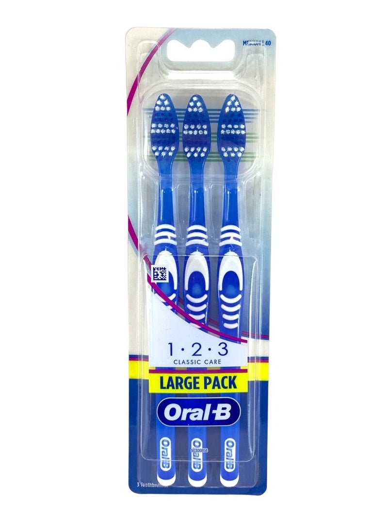 Oral-B Pack Of 3 Toothbrush Multicolour  - Image 2