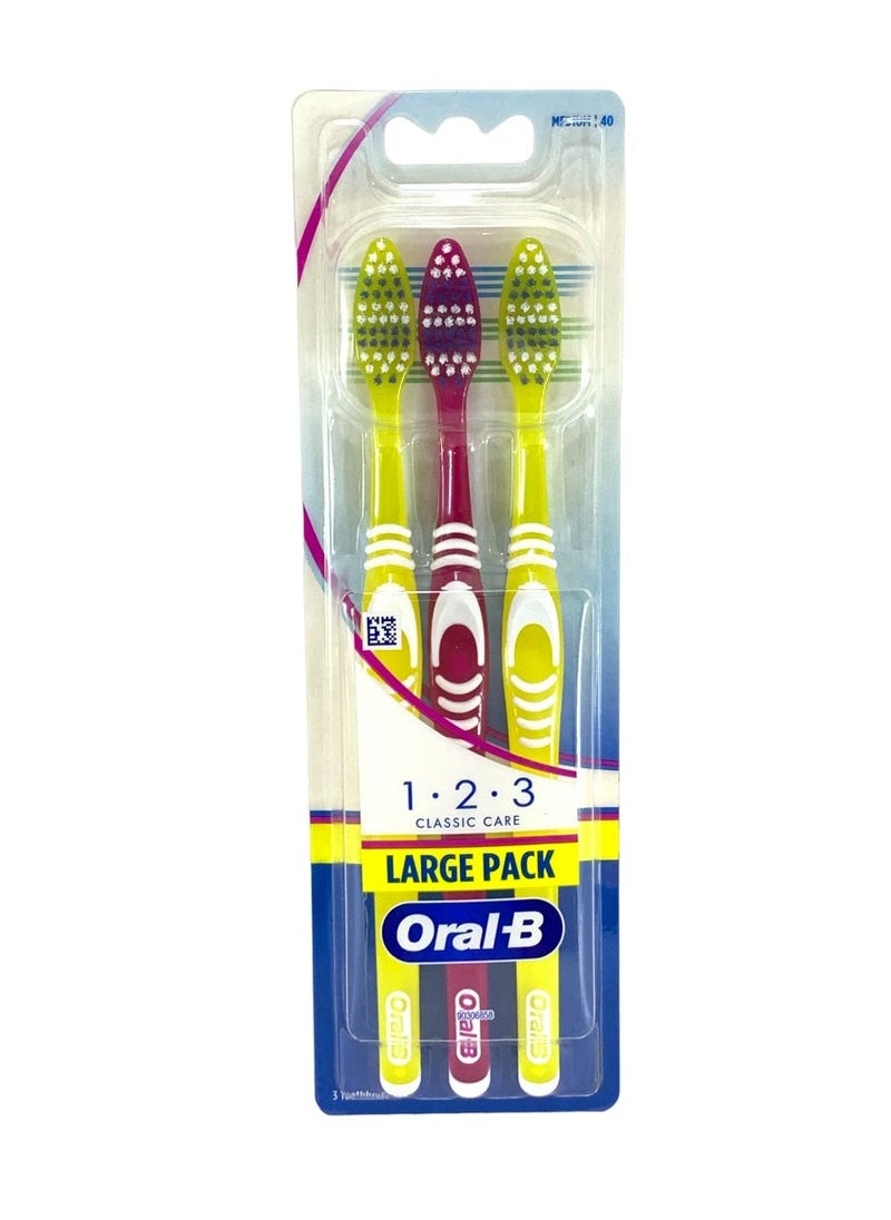 Oral-B Pack Of 3 Toothbrush Multicolour  - Image 5