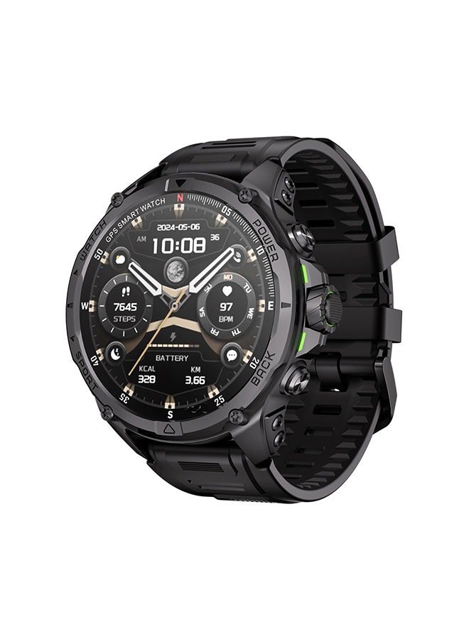 KUMI U5 Pro Smart Sports Watch AMOLED Display Heart Rate Detection 170 Motion Detection Assist Support ChatGPT Waterproof Fitness Watch Wireless Call Compatible with Android iOS - Image 1