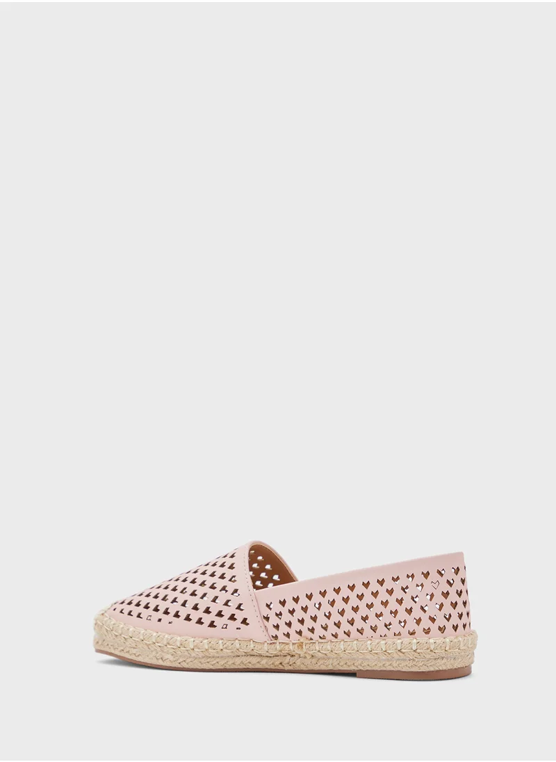 Ginger Heart Cut Out Espadrille