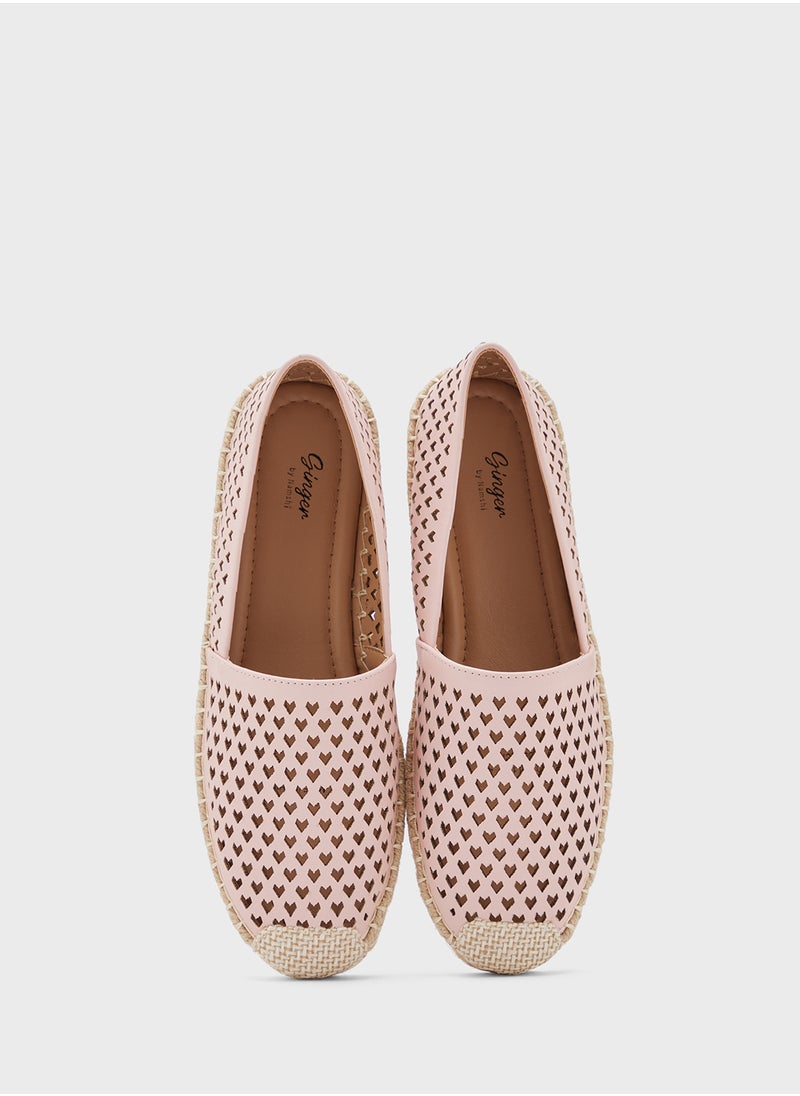 Ginger Heart Cut Out Espadrille  - Image 4