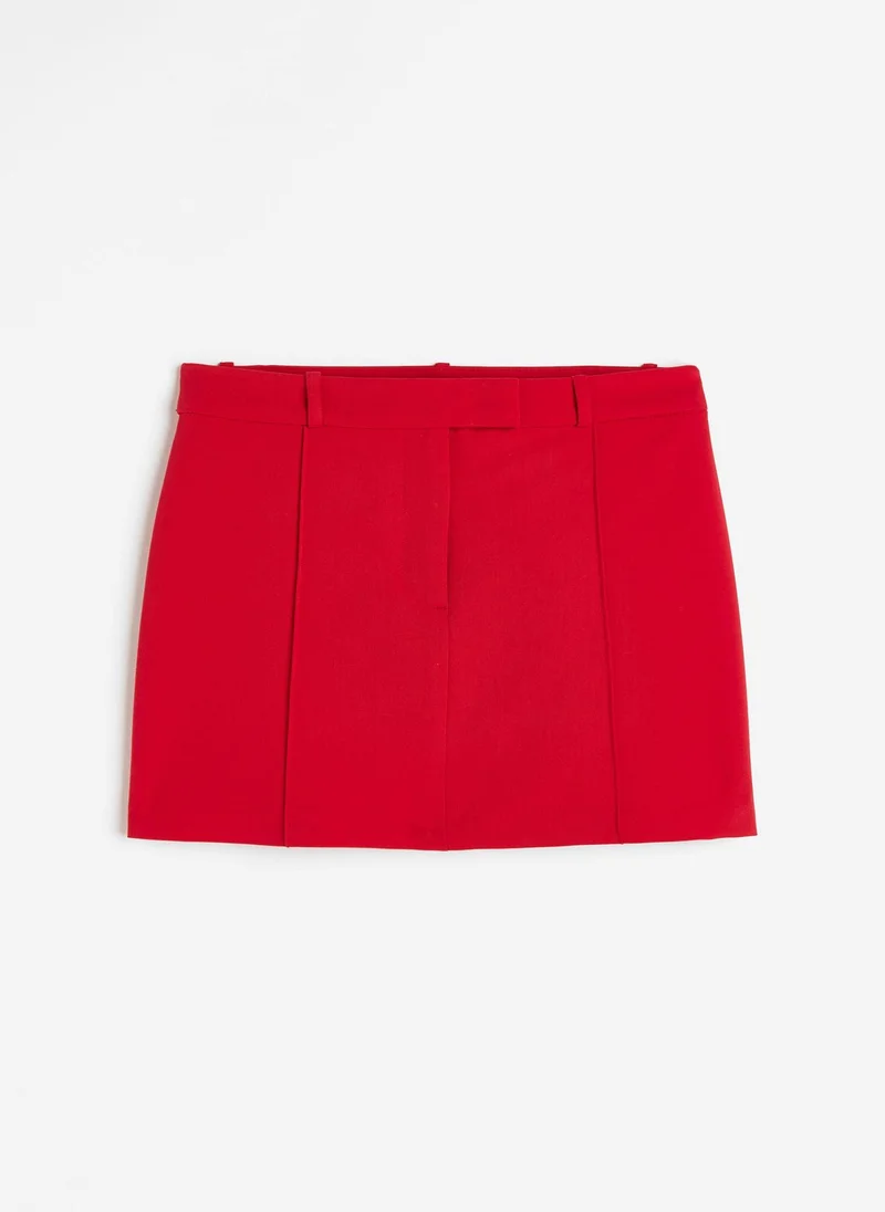 H&M Tailored Mini Skirt