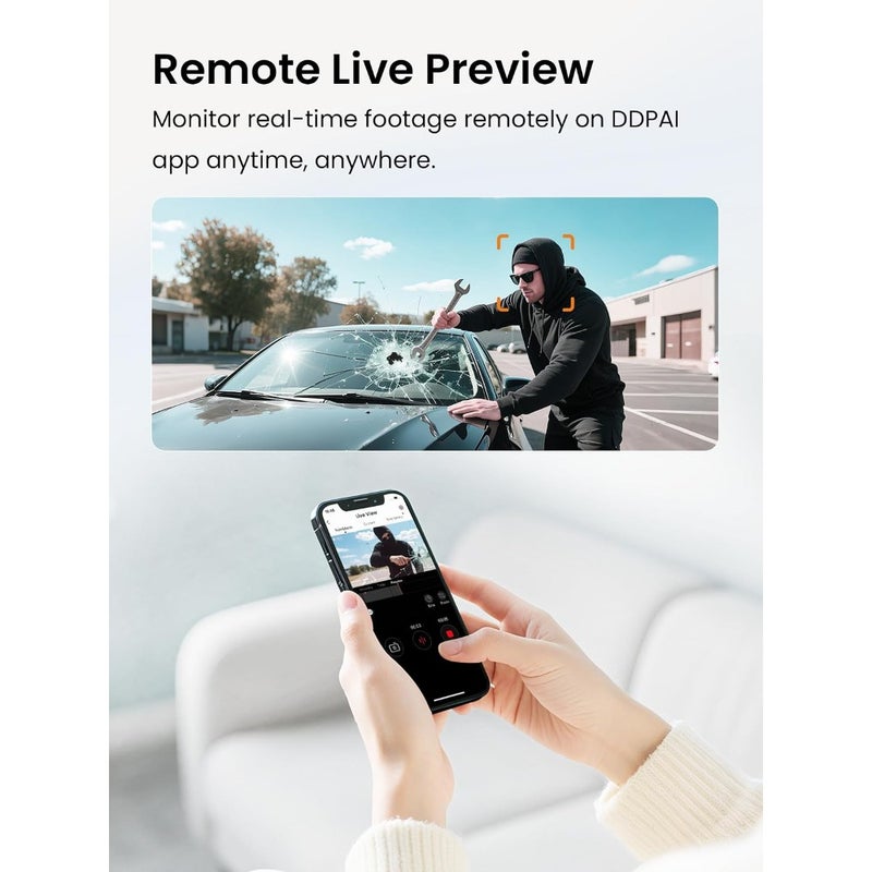 4G Cloud Box for Z60 Z60 Pro Z50 Pro Dash Cam Remote Parking Monitor Remote Live View Incident Alerts Real-Time GPS Geofencing Cloud Storage Remote Wake-Up APP Control - Image 4