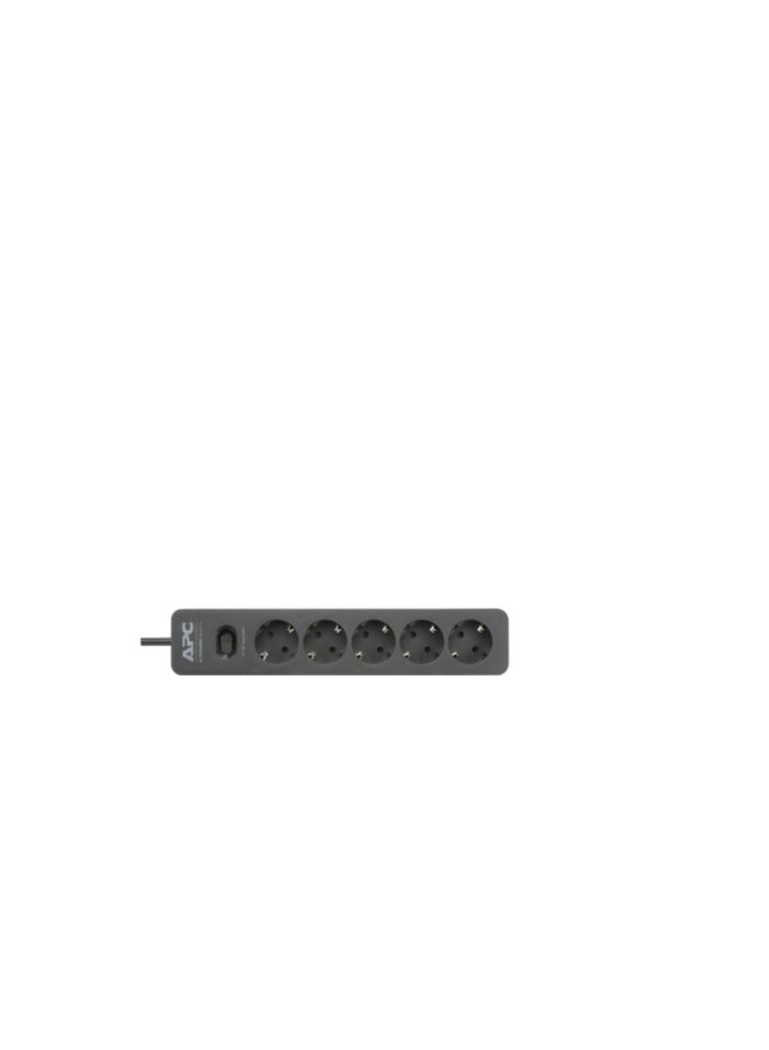 APC PME5B-GR Essential SurgeArrest, 5 Outlet, Black, 230V - Image 3
