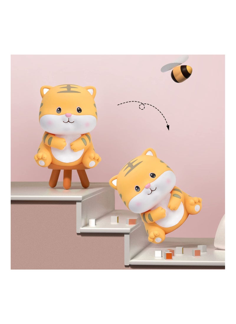SYOSI Tiger Coin Bank for Kids with Opening Hand Painting Cartoon Saving Pot Box Money Collector Indestructible Adorable Unbreakable Baby Boxes Gifts Birthday Festival Decorative  - Image 3