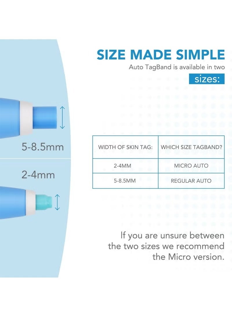إيكيوك مجموعة إزالة الثآليل – أداة تنظيف الزوائد الجلدية برأس مزدوج للاستخدام المنزلي والمهني – أزرق - Image 4