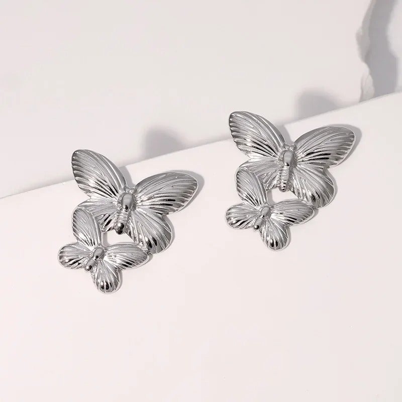 حلق أستانليس ستيل فضي