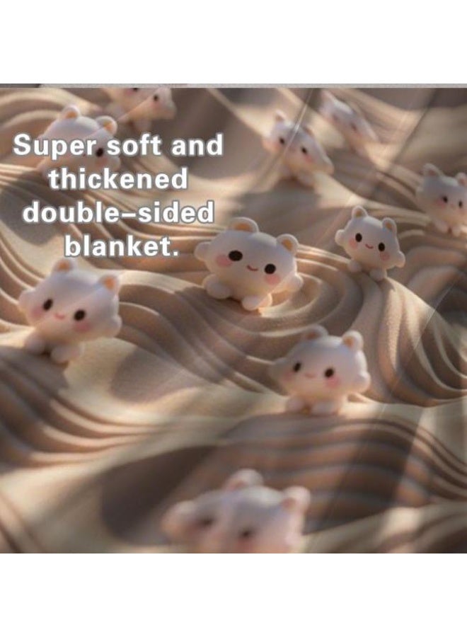 general Baby and children's cartoon flannel thin blanket (warm and comfortable, suitable for sleep, game use) 70cm*100cm - Image 5