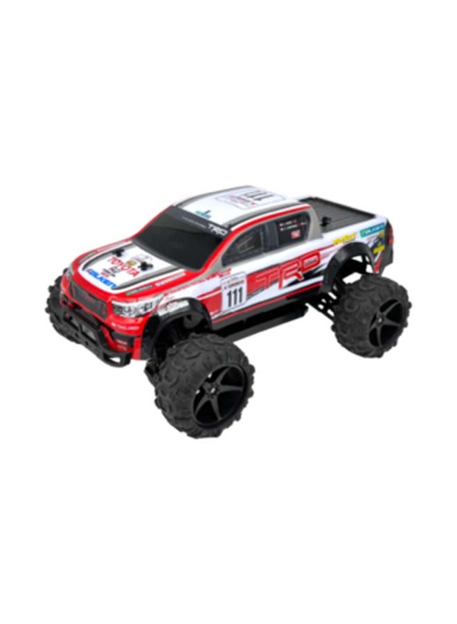 D-Power مجموعة سيارات RC مزدوجة بمقياس 1:24 – AUDI RS Q e-tron داكار رالي و TOYOTA HILUX AXCR | مجموعة شاحنة دفع رباعي بالتحكم عن بعد 2.4GHz مع بطاريات مضمونة | للأطفال من عمر 6 سنوات فما فوق - Image 4