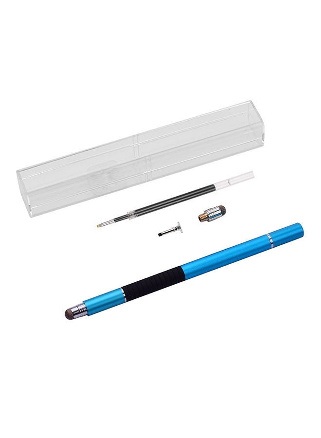 NIBEMINENT 3 In 1 Touchscreen Precision Stylus Pen With Disc And Fiber Tip Blue - Image 1