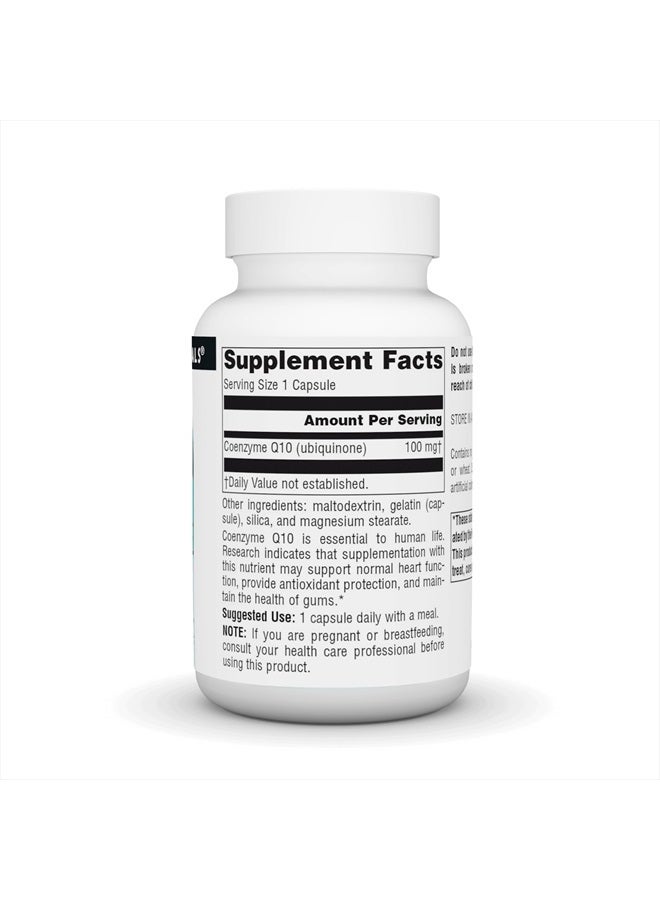 Source Naturals Source Natural Coenzyme Q10 Antioxidant Support 100 mg For Heart, Brain, Immunity, & Liver Support - 90 Capsules - Image 2