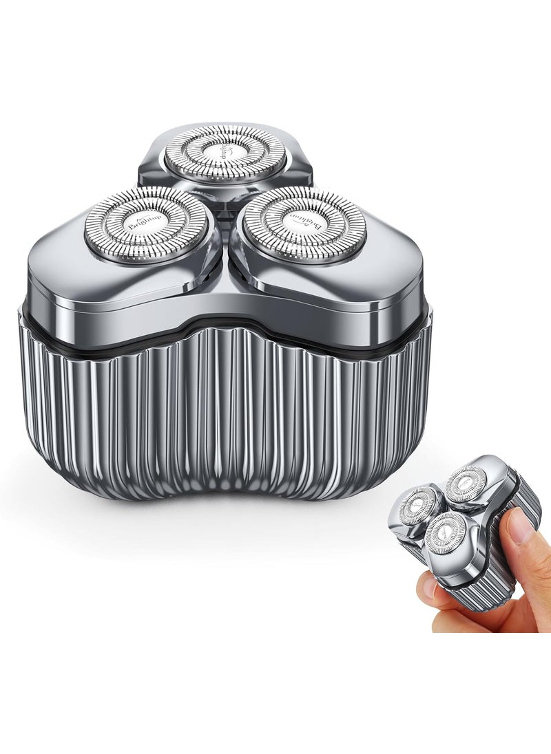 Brightup - Compact Electric Razor Travel Pocket Shaver Rechargeable USBC Mini Shavers for Men IPX7 Washable Wet Dry Portable Razors Ideal Gift for Men - Image 1