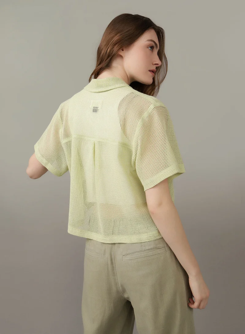 امريكان ايجل Cropped Cabana Shirt