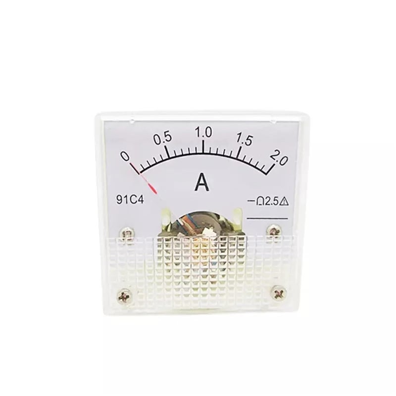 Analog Panel Ammeter DC 0 50mA Mechanical Pointer Current Meter 1A To 500A - Image 2