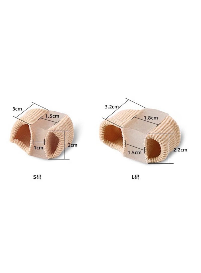 2 Pairs 2 Loops Toe Separators Bunion Silicone Bunion Correctors, Toe Separators, Big Toe Space Suitable for Bunion and Overlap Toe - Image 5