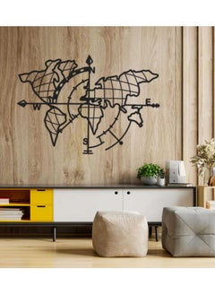 Compass World Map 120*80