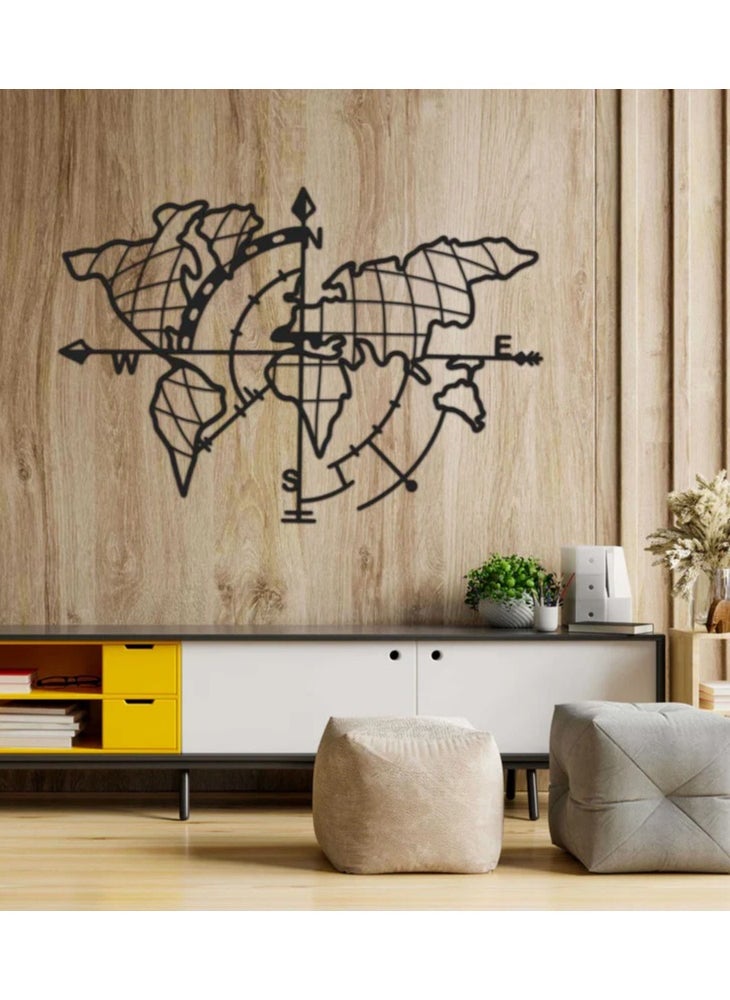 Generic - Compass World Map 120*80 - Image 1