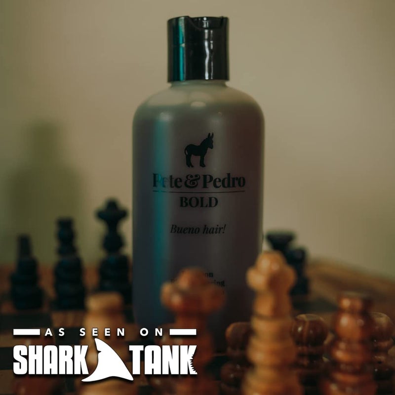 Pete & Pedro Bold & Cowboy Hair Care Daily Shampoo & Conditioner Set | Macho, Manly Bourbon& Tobacco Scent â€“ Smells Incredible | Amazing Lather, Hydrates Hair | As Seen On Shark Tank, 8.5 oz. Each - Image 5