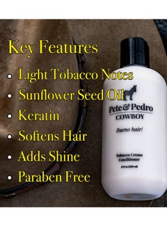 Pete & Pedro Bold & Cowboy Hair Care Daily Shampoo & Conditioner Set | Macho, Manly Bourbon & Tobacco Scent – Smells Incredible | Amazing Lather, Hydrates Hair | As Seen On Shark Tank, 8.5 oz. Each - pzsku/Z08A3235AB2F02453F8F8Z/45/_/1738009455/0e023f0e-7a1c-4ef1-ac78-ba301e502610