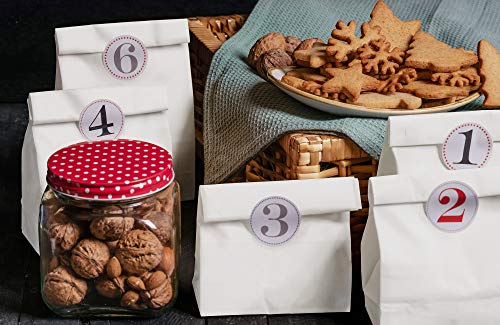 BagDream White Paper Lunch Bags 12LB 7x4.5x13.75 Inches 100Pcs Recycled Kraft Paper Bags Bulk, Disposable, Large for Snack, Lunch, Sandwich, Burger, Baked Food, Craft, Packing - Image 4