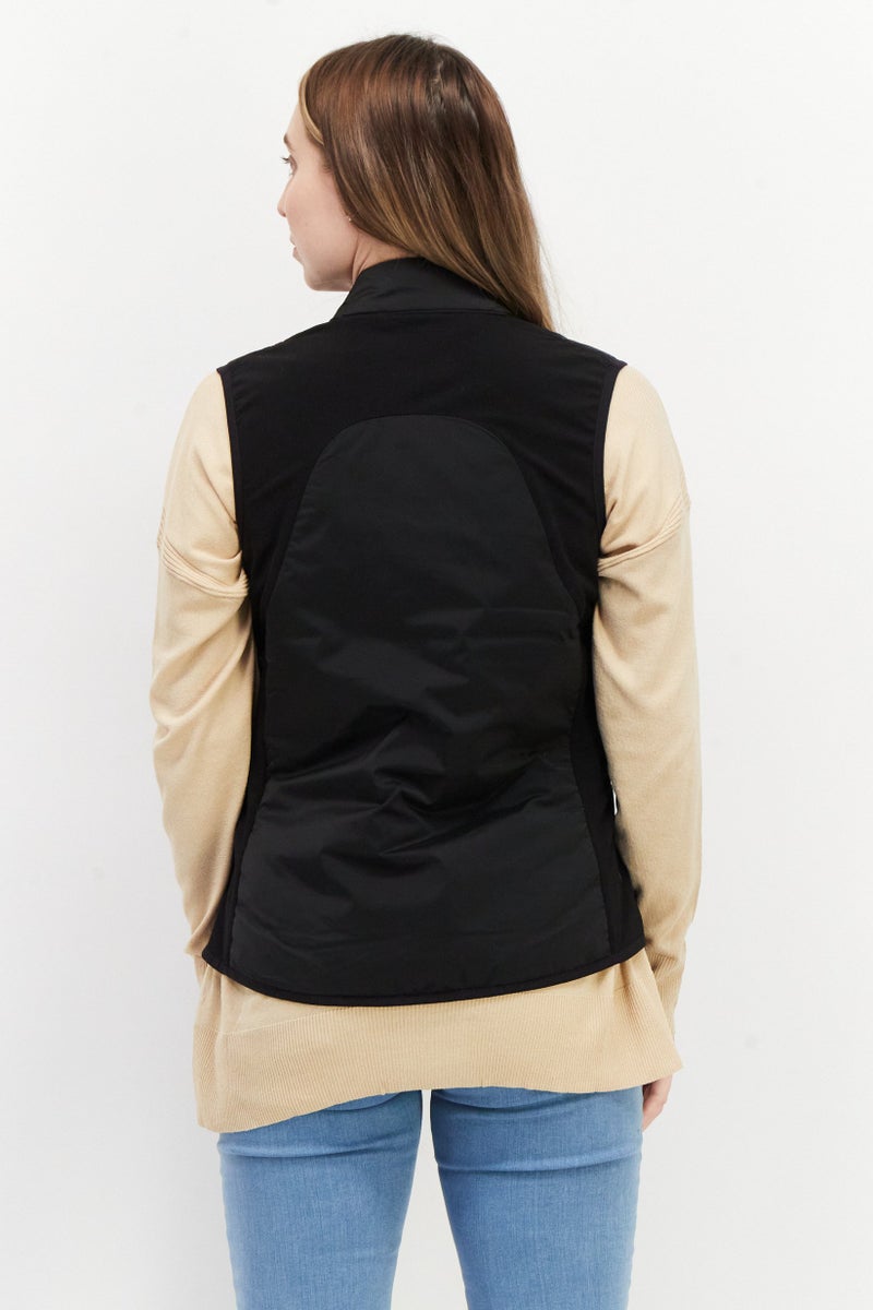 Lyle & Scott Women Brand Logo Vest Jacket, Black - Image 2