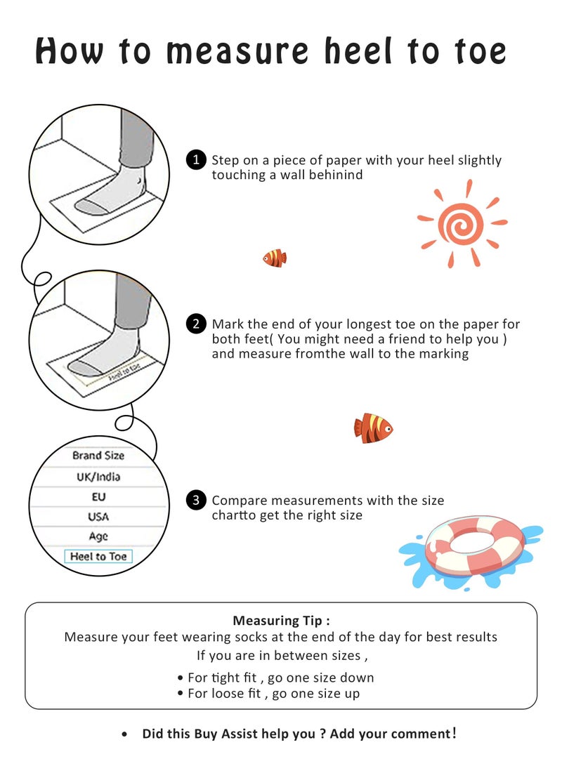Infant Water Socks Toddler Baby Boys Girls Non-Slip Socks Barefoot Quick-Dry Non-Slip Swim Socks Aqua Water Shoes for Beach Swimming Pool Water Park