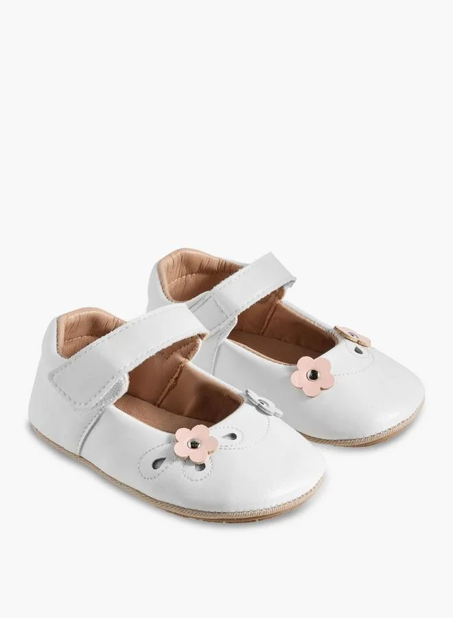 Barefeet Mary Jane Shoes With Hook & Loop Closure