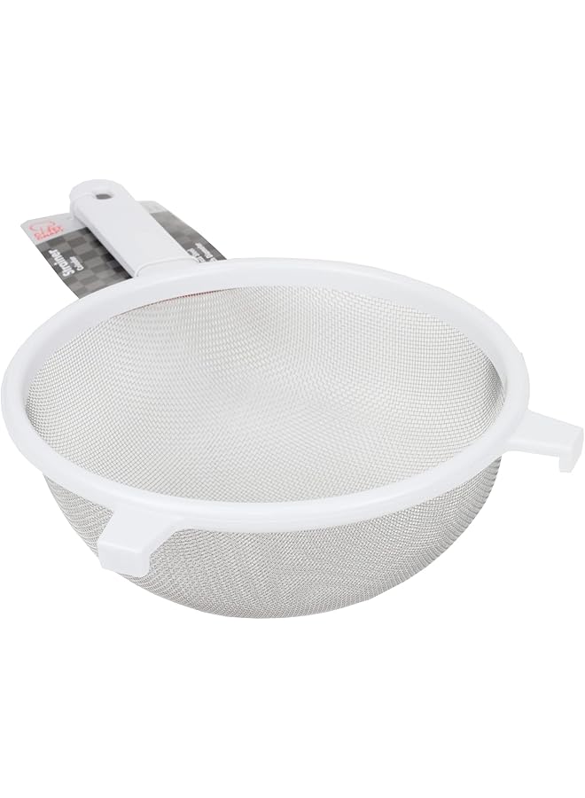 Chef Craft Classic Stainless Steel Mesh Strainer, 8 Inch, White - Image 2