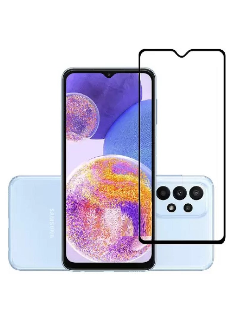 Tempered Glass Screen Protector 5D Designed For Samsung Galaxy A23 Full Glue Edge to Edge Full Screen Coverage And Bubble Free - Image 1