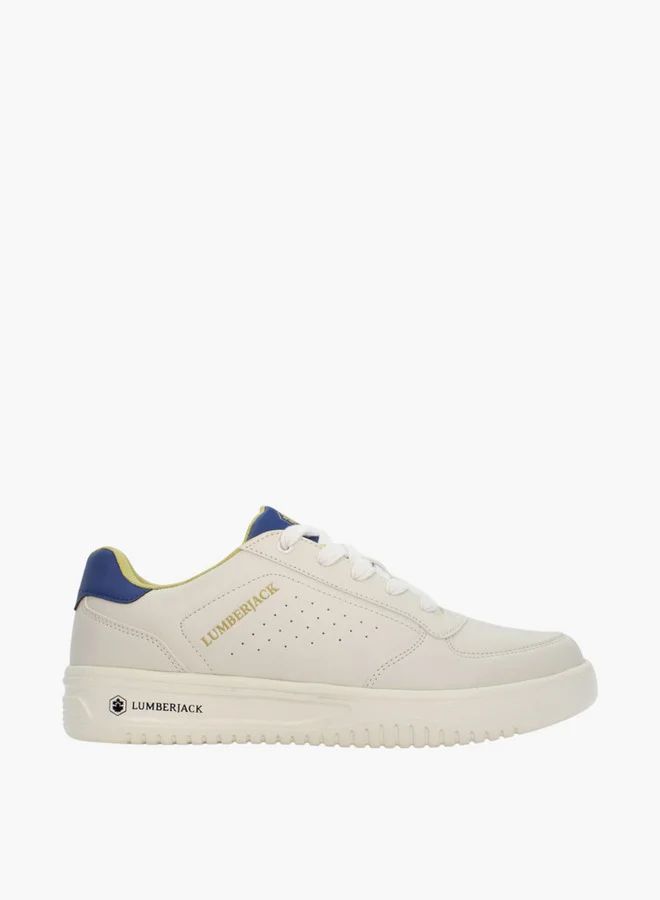 LUMBERJACK Men's Panelled Lace-Up Sneakers