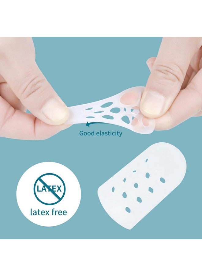 واقيات أصابع القدم مع ثقب، مجموعة من 10 أغطية لأصابع القدم من Hoogoo، تحمي أصابع القدم من الاحتكاك والذرة والبثور وأصابع المطرقة وغيرها من مشاكل أصابع القدم المؤلمة - Image 4