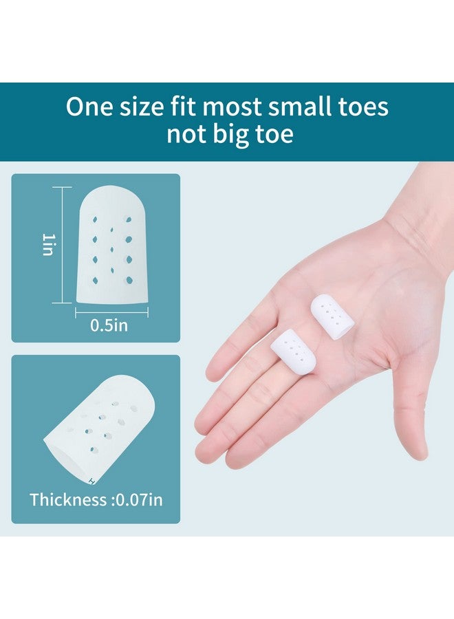 واقيات أصابع القدم مع ثقب، مجموعة من 10 أغطية لأصابع القدم من Hoogoo، تحمي أصابع القدم من الاحتكاك والذرة والبثور وأصابع المطرقة وغيرها من مشاكل أصابع القدم المؤلمة - Image 5