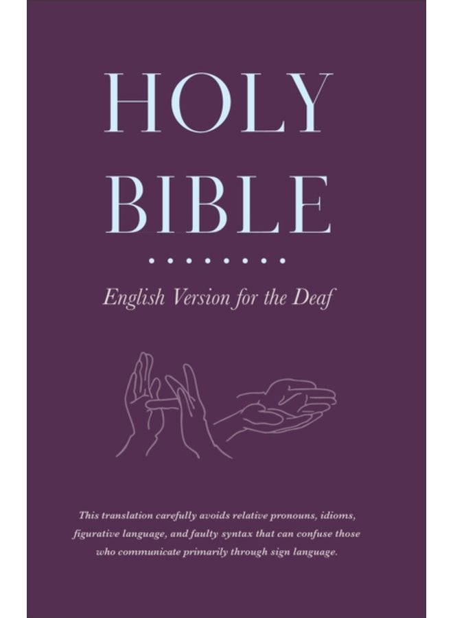 Holy Bible English Version for the Deaf - Paperback