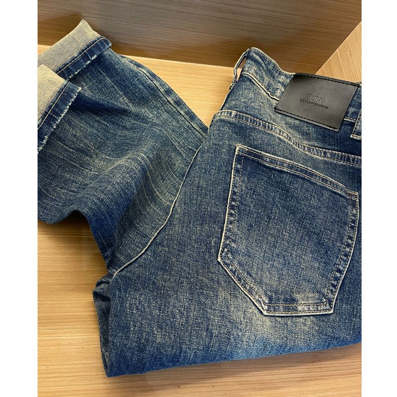 Unisex Casual Daily Denim Jeans - Image 2