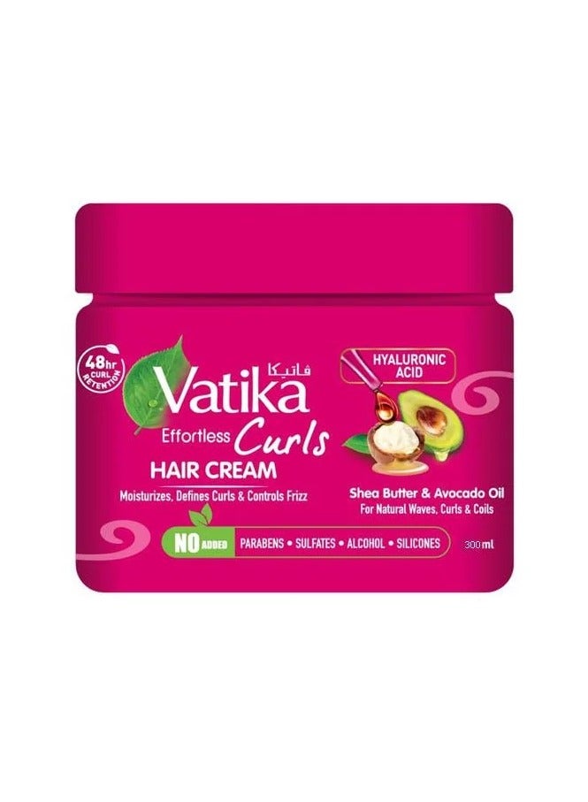 فاتيكا كريم ترطيب الشعر كيرلز الذي يُترك على الشعر - 300 مل